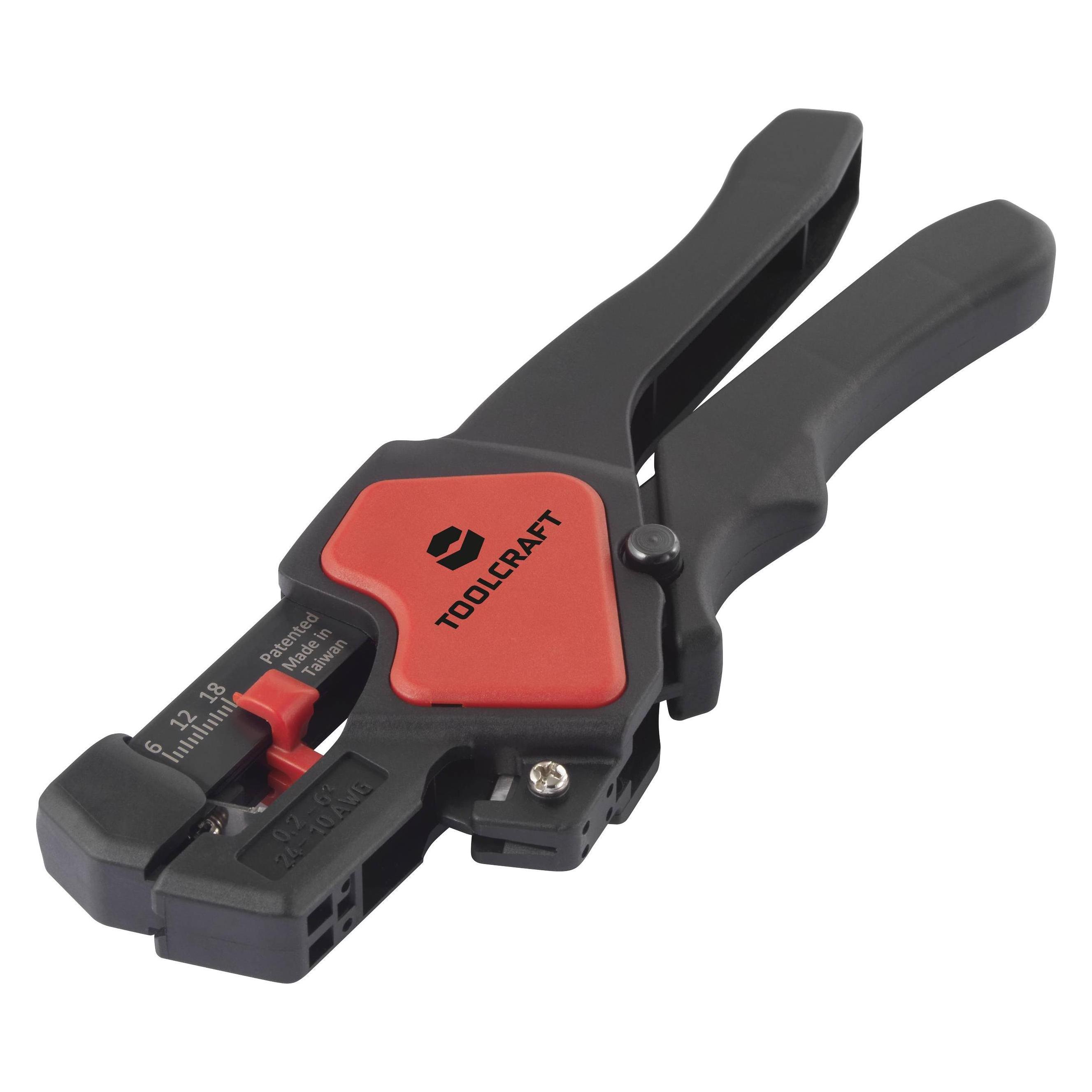 Toolcraft TO-7752540 Abisolierwerkzeug 0.2 bis 6 mm² Inkl. Kabelschneider, In (175 mm) (TO-7752540)