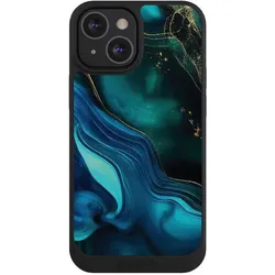 Nivocase Handyhülle für Apple iPhone 13 Mini Hülle NIVOpure Case Schwarz Art Farbverlauf Marmor (Apple iPhone 13 mini), Smartphone Hülle, Schwarz