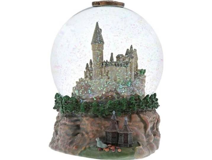 Waterball - Harry Potter - Château de Poudlard - Marron - Vert - Mesures 13cm x 18cm x 14cm