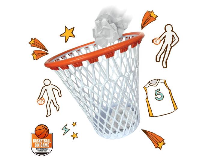 Basketballkorb Mülleimer