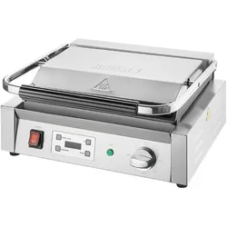 Buffalo Extragroßer Kontaktgrill mit geriffelten/glatten Platten