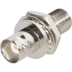 TRU COMPONENTS 1579504 BNC-Durchführung BNC-Buchse - F-Buchse 1 St.