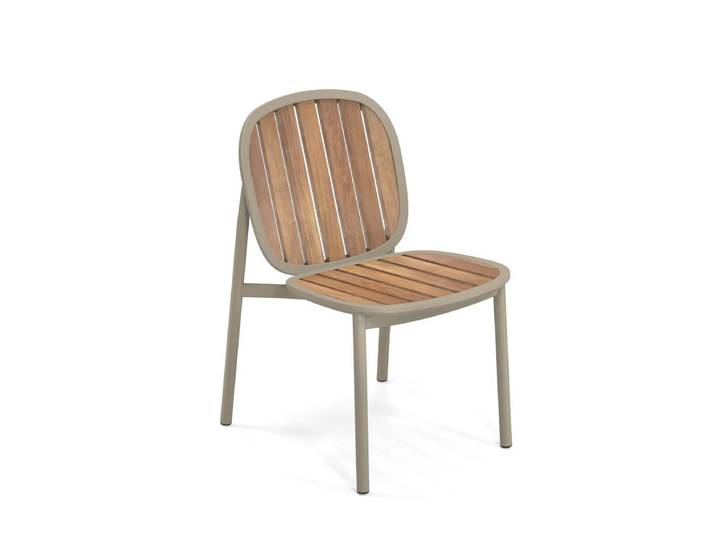 Emu - Twins Gartenstuhl, Teak / taupe