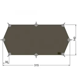 Tatonka Tarp Wing 1 LT Sonnensegel