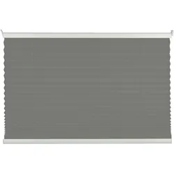 Plissee FREE grau 60x130cm (BH 60x130 cm) - grau - BH 60x130 cm