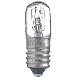 Busch-Jaeger 8340 Glühlampe mit E 10 Gewinde lichtstark, für Lichtsignale Glühlampe/weiß, 12.5 mA, 240 V 2CKA001784A0222