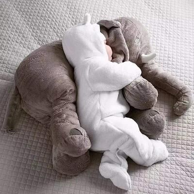 Playful Picks Huggable Elephant Plush Toy For Cozy Cuddles Pink