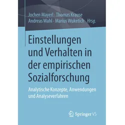 Einstellungen und Verhalten in der empirischen Sozialforschung, Fachbücher