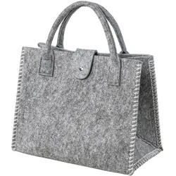 Filztasche mit Lasche - mehrfarbig