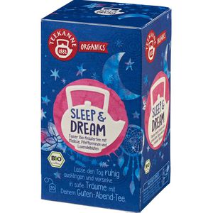 Teekanne Tee Organics, Sleep & Dream, BIO, Kräutertee, 34 g, 20 Beutel