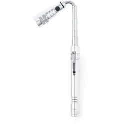 Aluminium-Taschenlampe mit ausziehbarem Kopf (verdreifacht ihre Länge) und flexibel