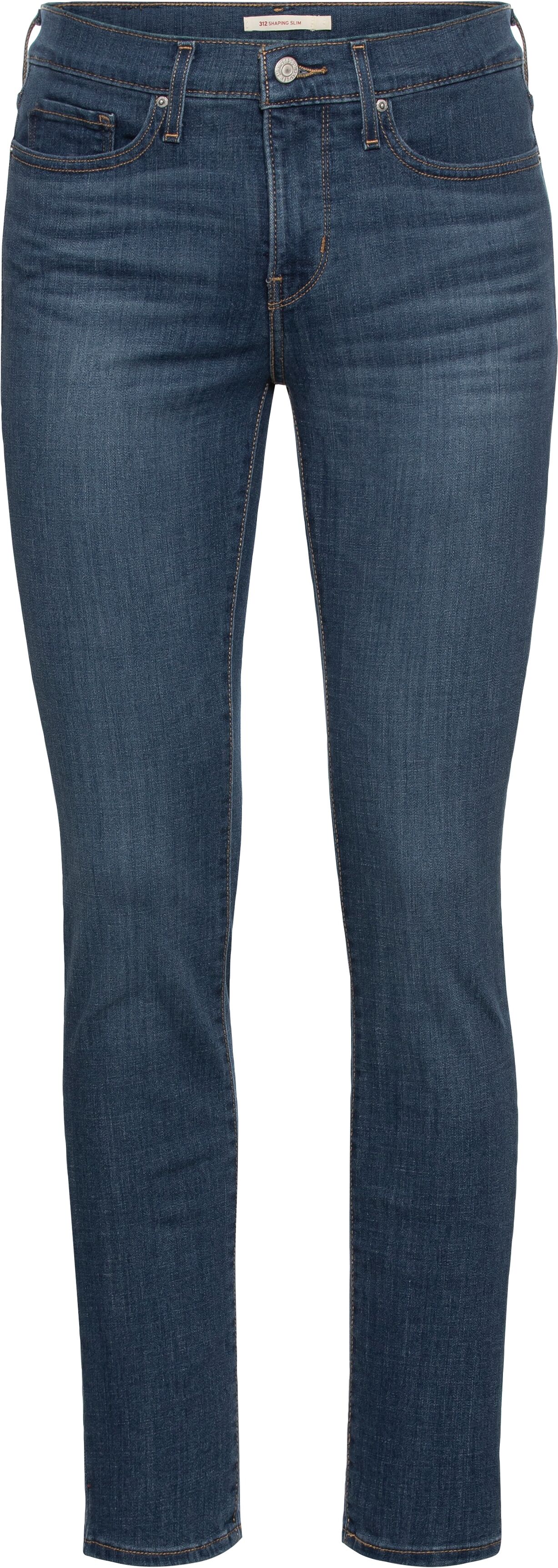 Röhrenjeans LEVI'S "312 SHAPING SLIM", Damen, Gr. 26, Länge 32, blau (lapis amidst), Denim/Jeans, Obermaterial: 60% Baumwolle, 23% Viskose, 16% Polyester, 1% Elasthan, slim fit lang, Jeans Röhrenjeans, Schmale Shaping Slim Form lapis amidst 26, Länge 32