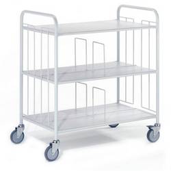 ROLLCART AUG 98 Bürowagen Feststeller Stahl pulverbeschichtet Traglast (max.): 150 kg