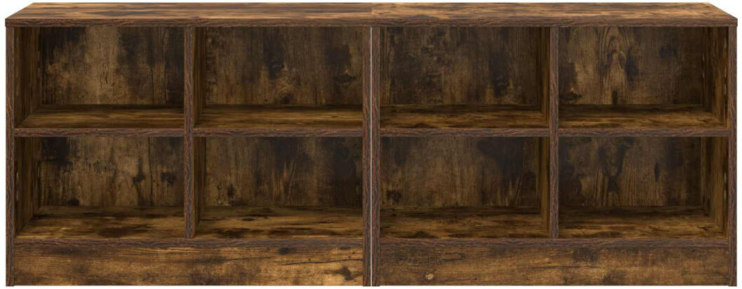 Brambly Cottage 66cm W Bedside Table Smoked Oak 48cm H X 66cm W X 33cm D