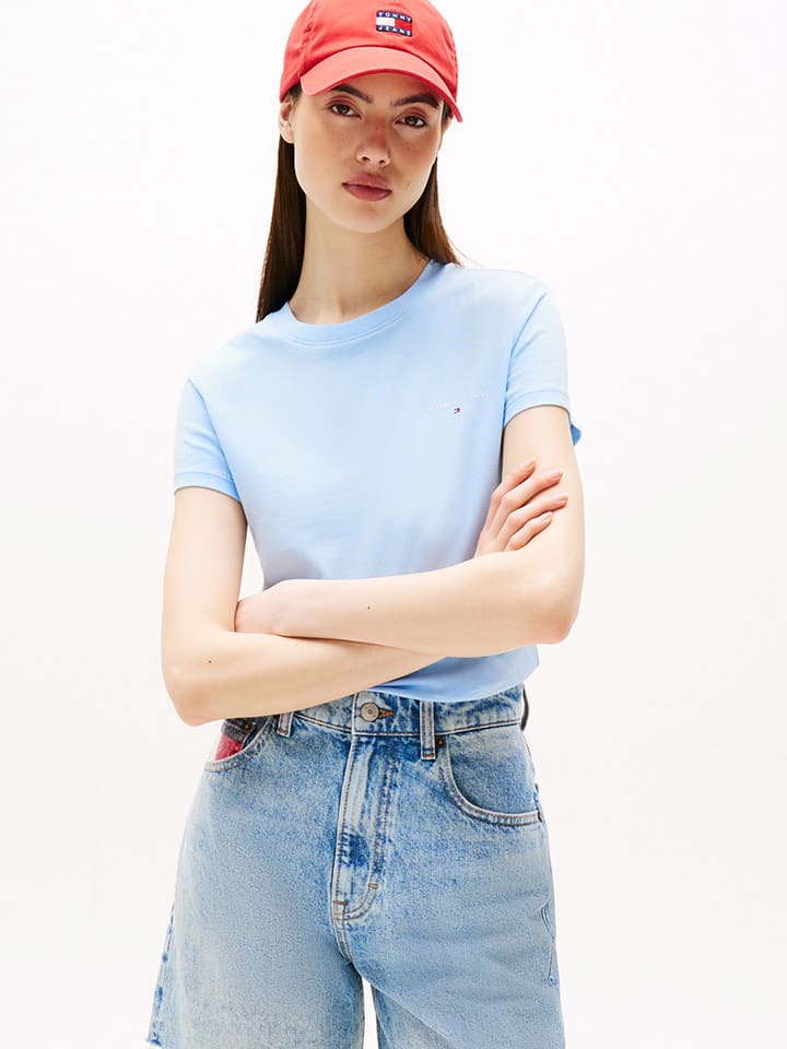 TOMMY JEANS Shirt in Hellblau - XS
