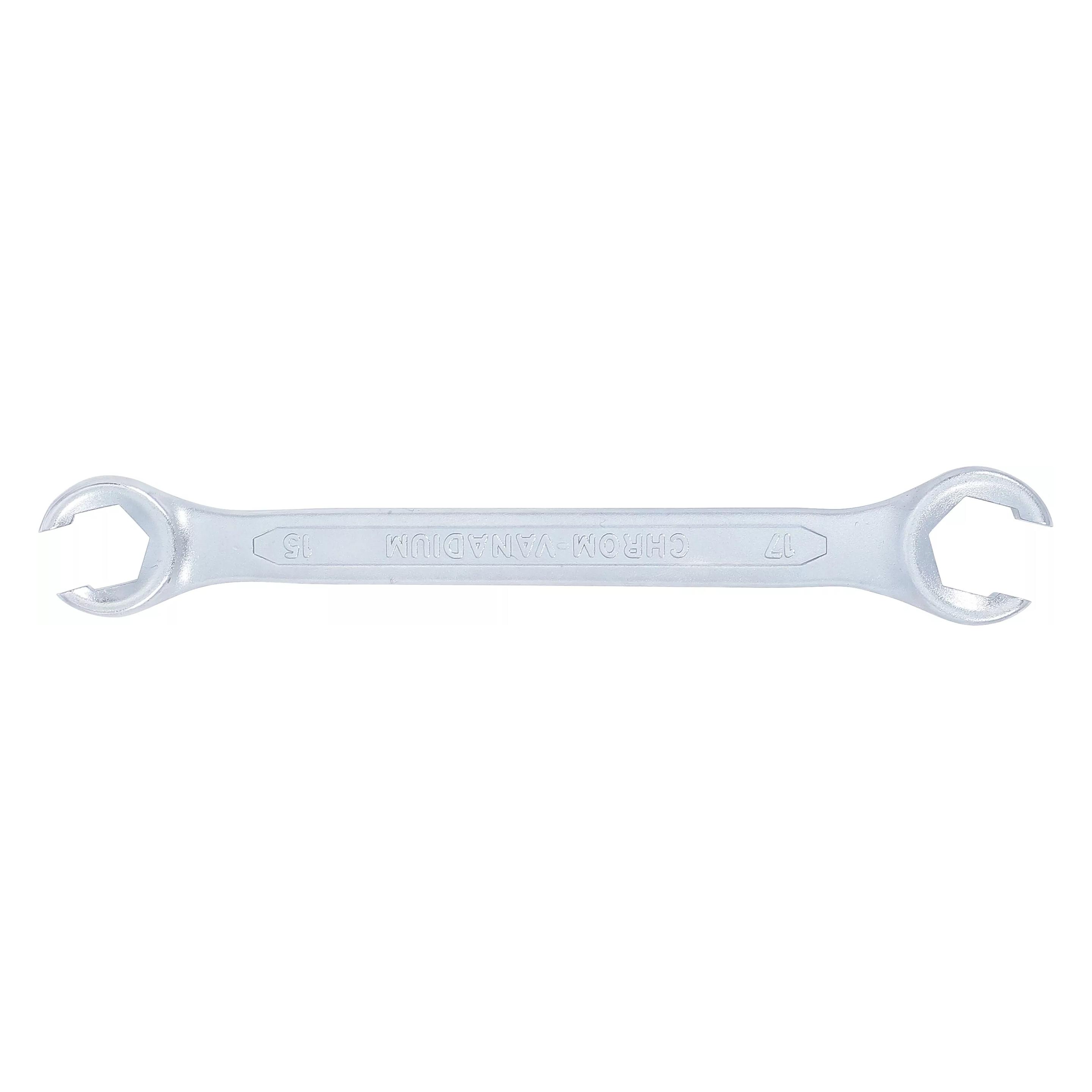 BGS Offener Doppel-Ringschlüssel SW 15 x 17 mm (15 mm) (1752)