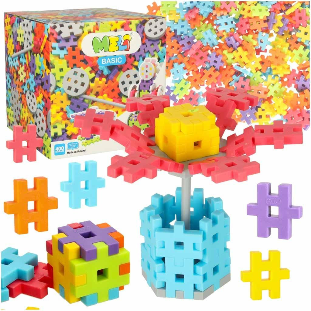Northio Meli Basic constructieblokken, 400 stuks