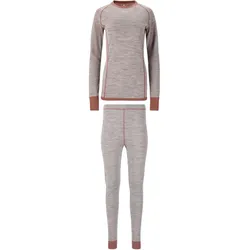 Whistler Binna Merinowolle Baselayer Skiunterwäsche-Set Damen 1109 - burlwood 38