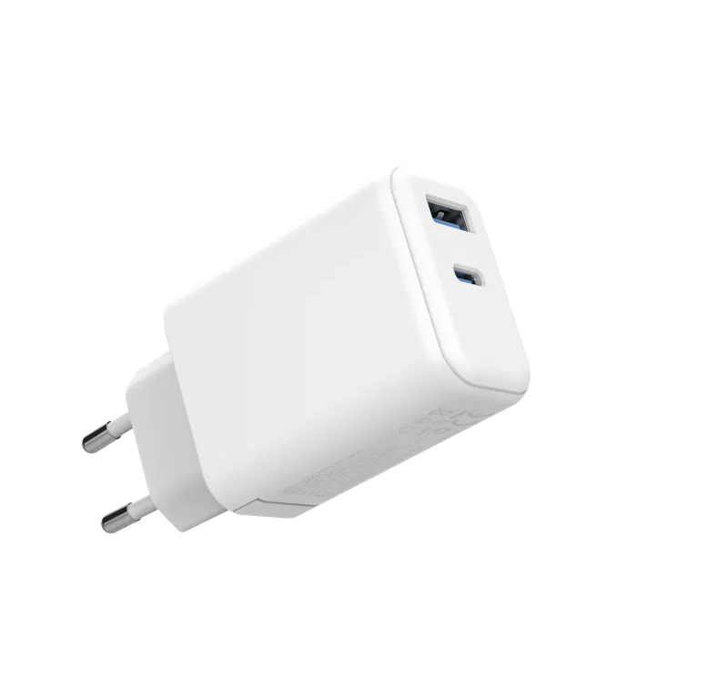 Greenmind 1 X Usb-A & 1 X Usb-C Oplader 65w Hvid