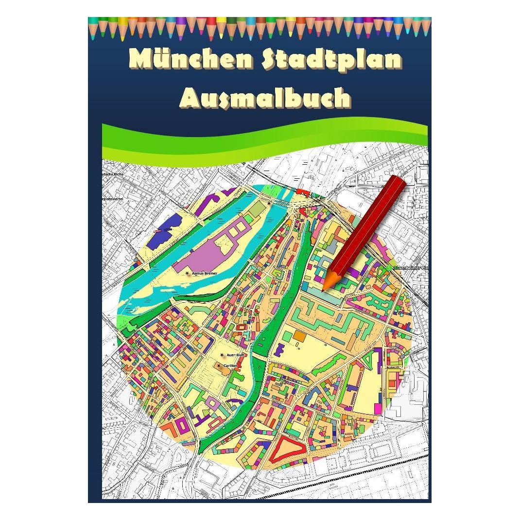 Tredition München Stadtplan Ausmalbuch (56934292)