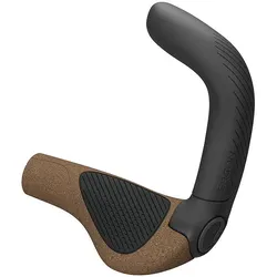 Ergon Lenkergriff GP5 Evo-L Bio Kork mit Bar Ends kork/schwarz Large lang/lang r...