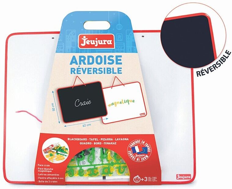 Ardoise reversible 62 x 50 cm - Jeujura