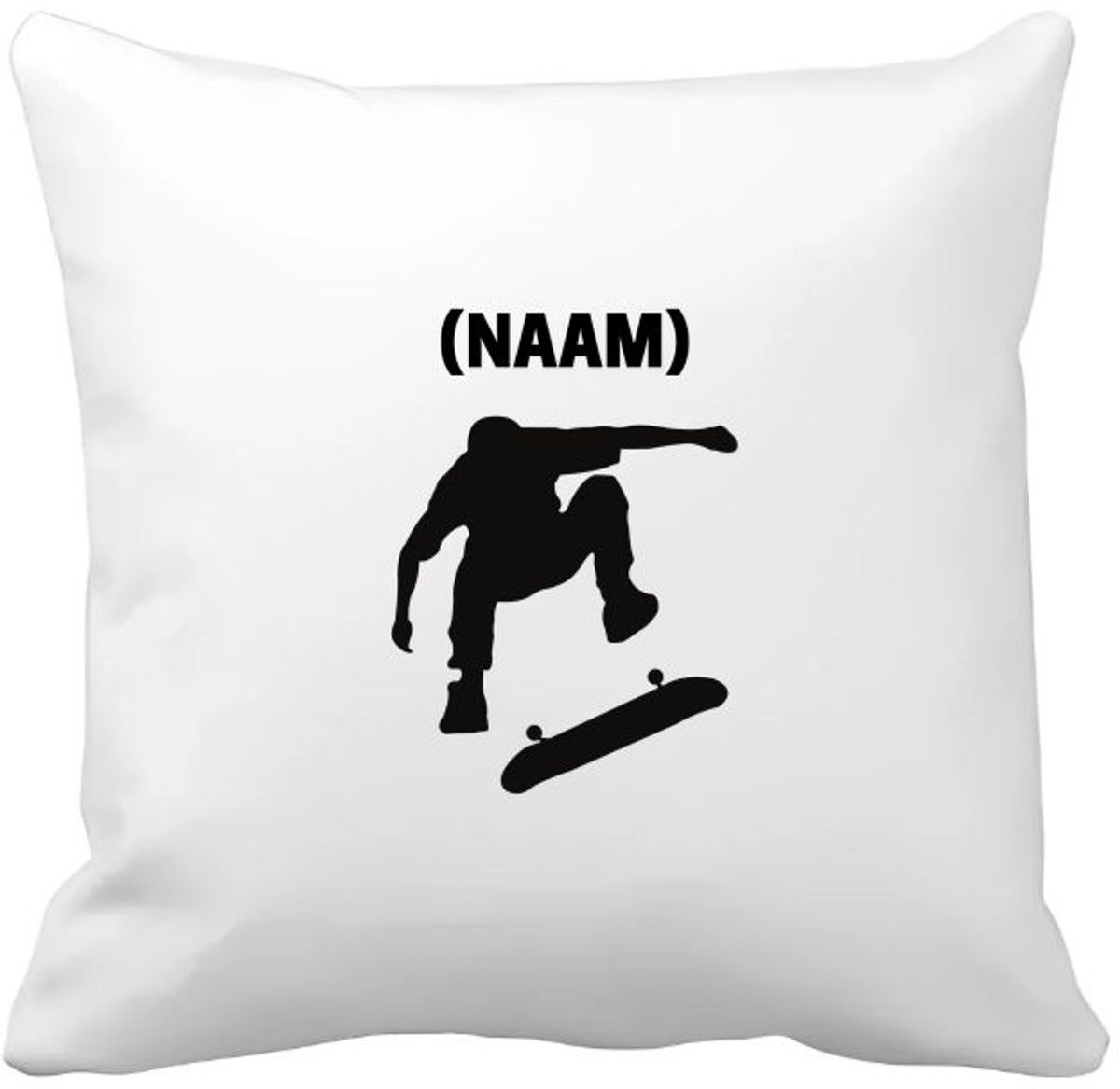 Akyol Kussenhoes met eigen naam - Skateboard thema - 40 x 40 cm