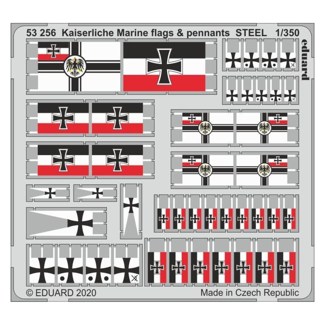 Eduard Kaiserlische Marine flags & pennants STEEL (53256)