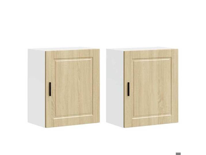 En solde  Placards murales de cuisine (2 pcs) - Armoire Meuble de Rangement - Porto chêne sonoma A5