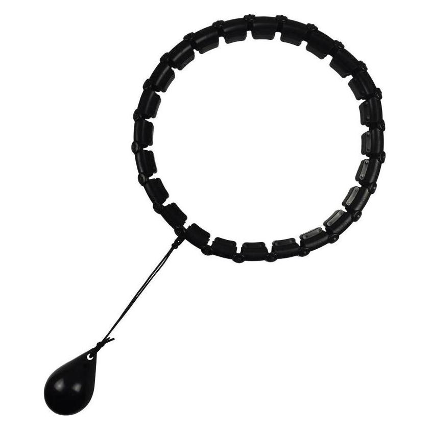Enero Hula hop z masażerem i obciążeniem czarny (650 g) (37428237)