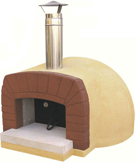 Linea VZ Etna - Four à bois d'extérieur avec plan de cuisson Ø 85 cm - Capacité de cuisson 3 pizzas