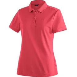 MAIER SPORTS Damen Polo Ulrike Da-Polo 1/2 Arm, Größe 34 in Rot Rot