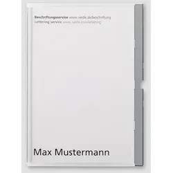 Siedle&Söhne Namensschild sil-met kpl. 200029037-00