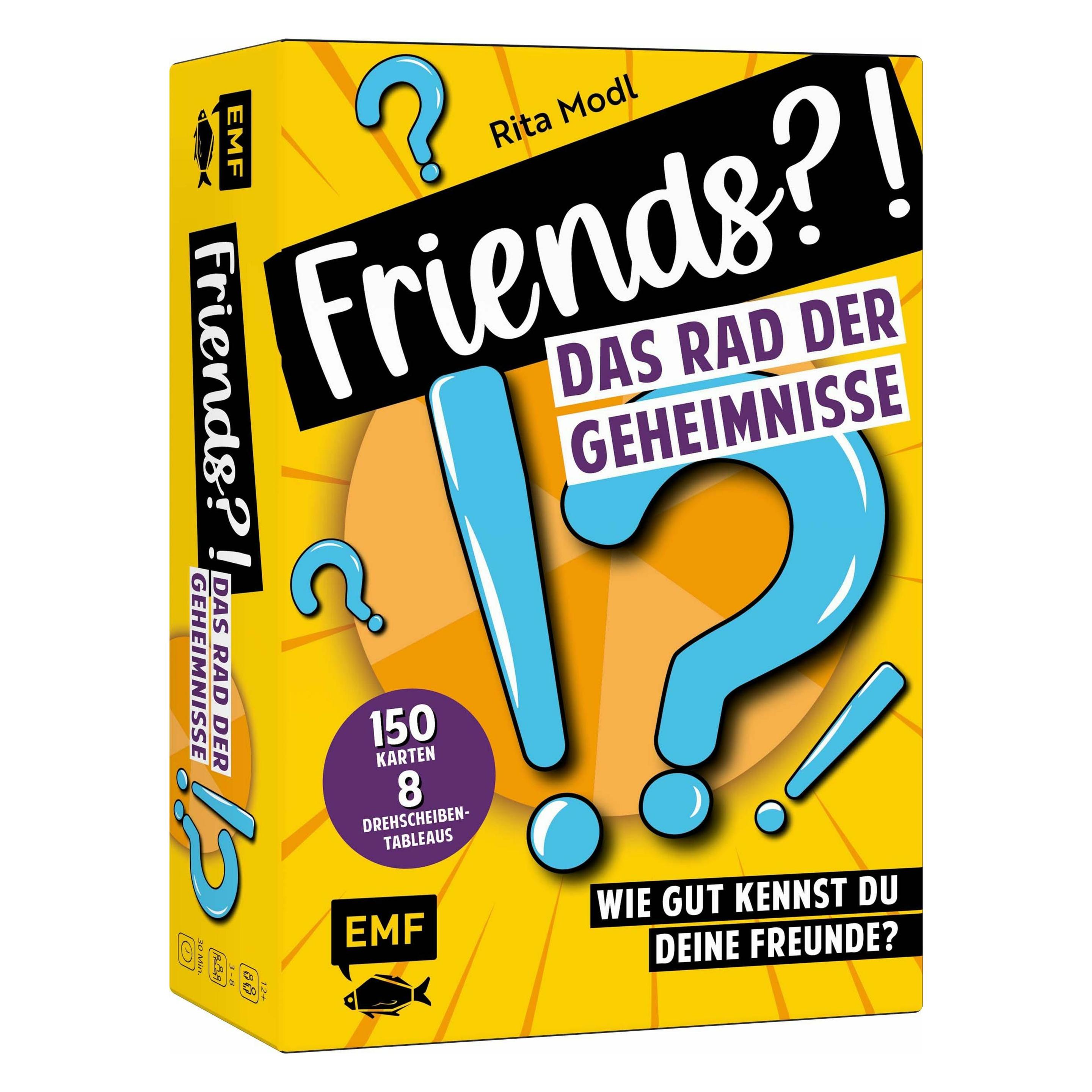Edition Fischer Friends?! Das Rad der Geheimnisse: Wie gut kennst du deine Freunde? (Deutsch, 3 - 8 Spieler) (478342569)