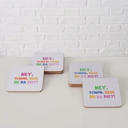 Untersetzer HEY (BH 11x11 cm) - BH 11x11 cm
