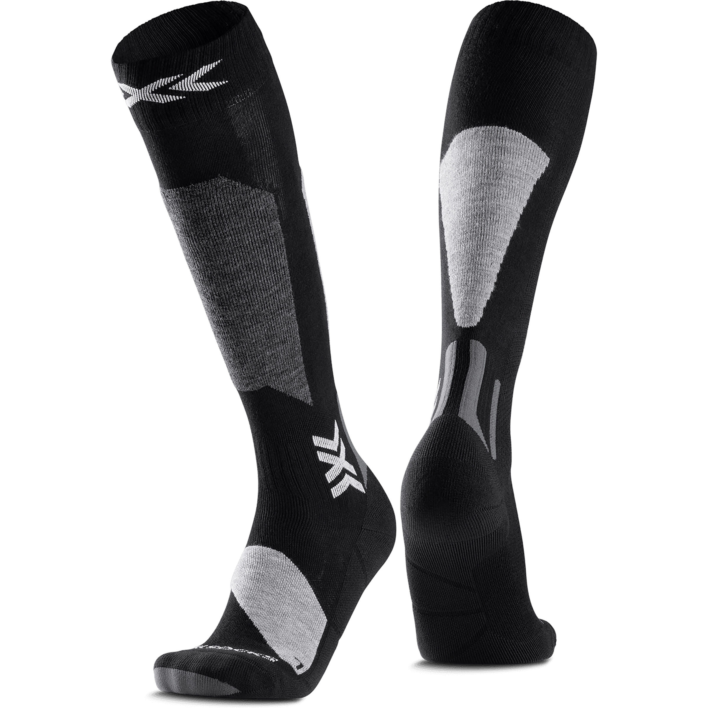 X-Bionic Ski Discover OTC Herren Skisocken grau Größe 42 Freeride | Skifahren Elastisch