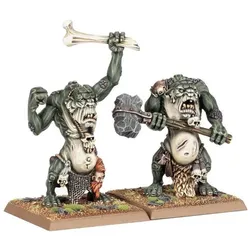 Games Workshop Warhammer ToW - Orc & Gobelin Tribus Trolls Communs (Metall)
