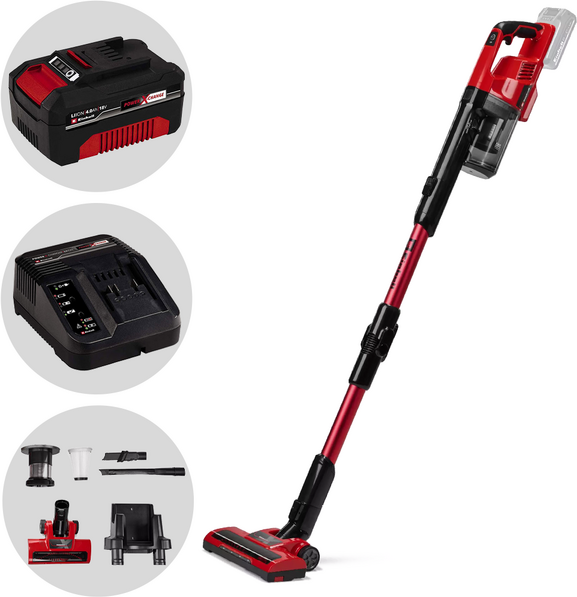 Einhell TE-SV 18 Li-FLX - Aspirateur balai sans fil - 18 V 5.2 Ah