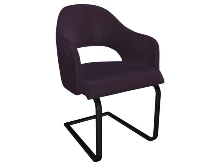 Freischwinger Salesa Trendstühle / Farbe: Grape / Material: Stoff
