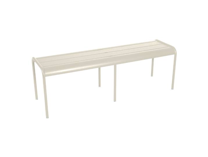 3/4-Sitzer Bank, Aluminium, Wetterbeständig, 145×42,5×48,8 cm, Klassisch
