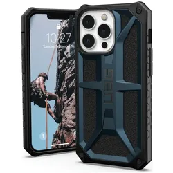 UAG Monarch Case (Apple iPhone 13 Pro), Smartphone Hülle, Blau, Schwarz