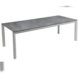 Grosfillex Tisch GREGGIA 220x95 cm Beton Lightgrey