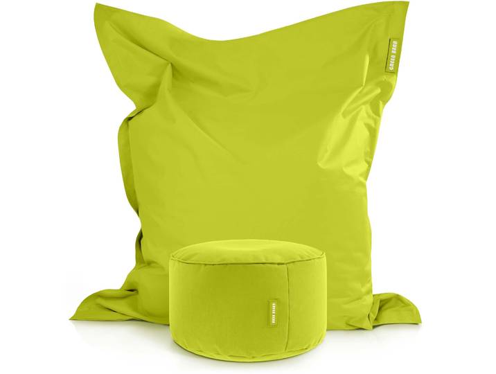 Square Riesensitzsack mit Pouf Stay - Hellgrün
