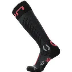 UYN, Damen, Sportsocken, Ski One Merino (35 - 36), Pink, Grau