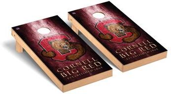 Skip's Garage Cornell Big Red Museum Cornhole Board Set