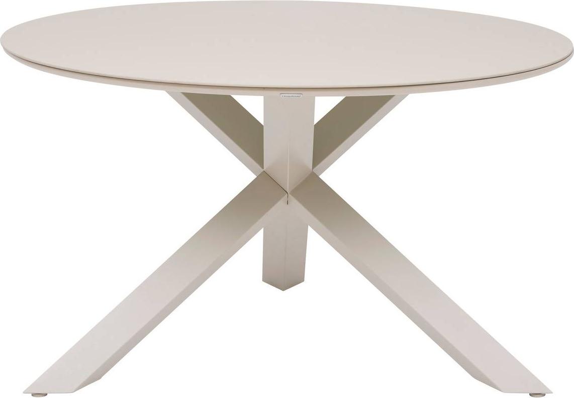 Gartentisch 6-sitzer oryon d130cm ton - Hespéride