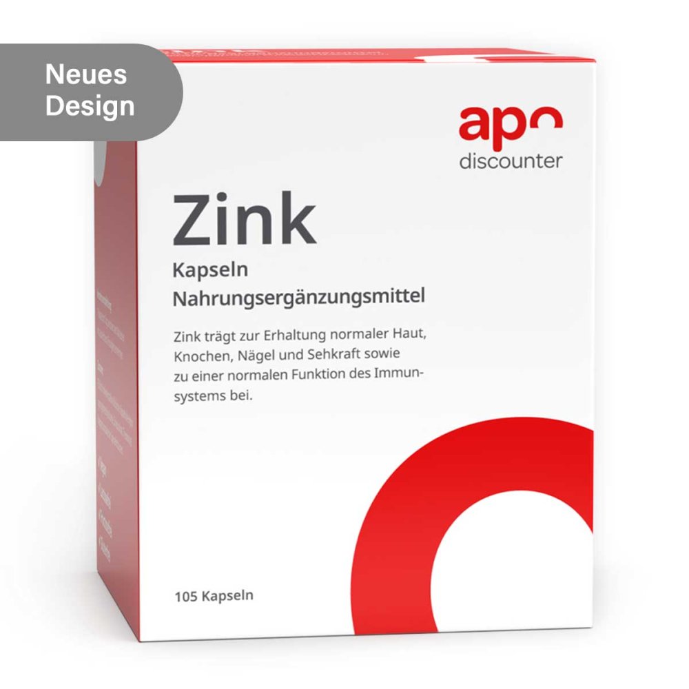 apo.com Group GmbH Zink Kapseln 10 mg von apodiscounter 18657628
