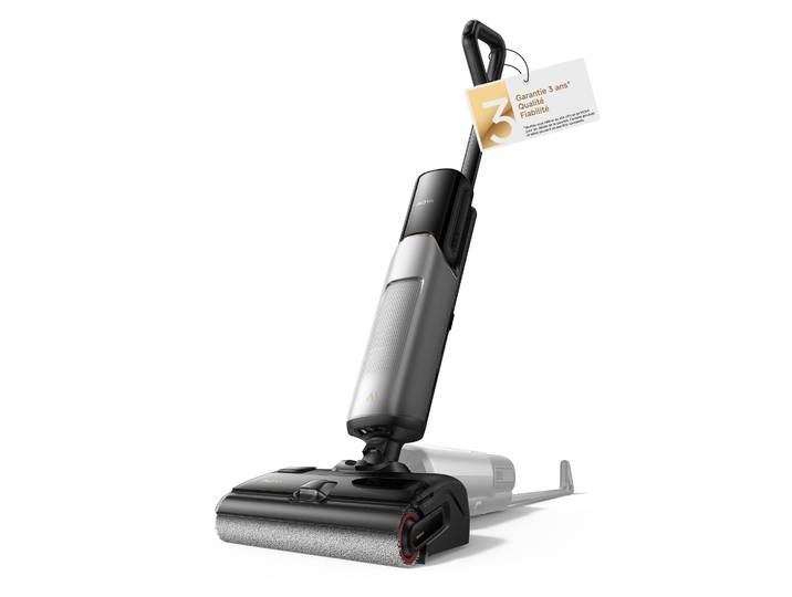 MOVA X4 Plus Aspirateur Balai Sans Fil\, Aspirateur Laveur Eau Et Poussière\, Auto-Solution\, Anti-Enchevêtrement\, Auto-Nettoyage 100 °C\, 20 kPa