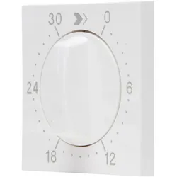 Kopp 313429303 HK07 - Abdeckung für mechanische Zeitschaltuhr, Laufzeit: 30 min., Farbe: reinweiß
