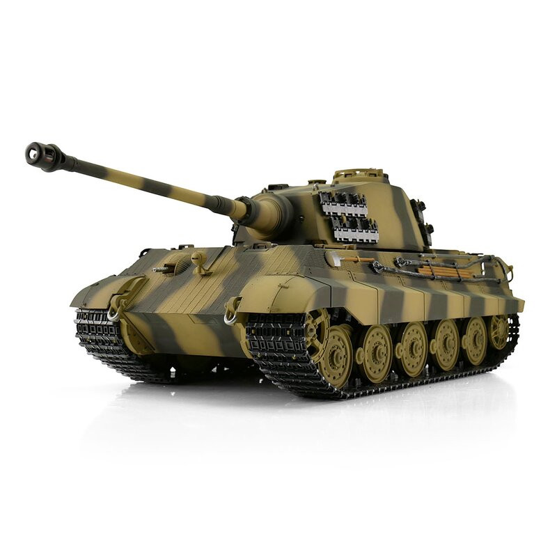 Torro 11709-CA 1/16 RC Königstiger camouflage met rookeffect